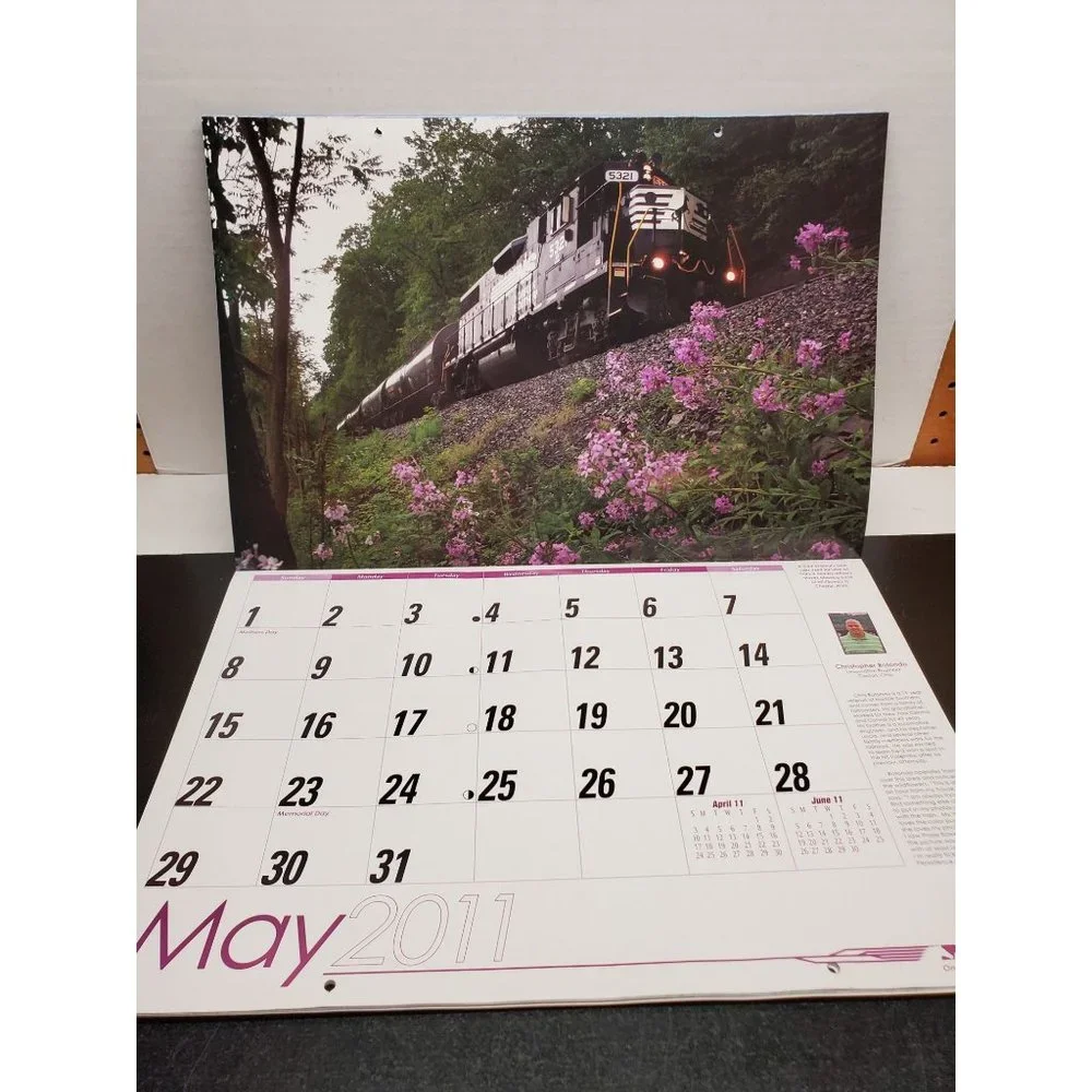 2011‎ Norfolk Southern Railroad Calendar - Oversize
